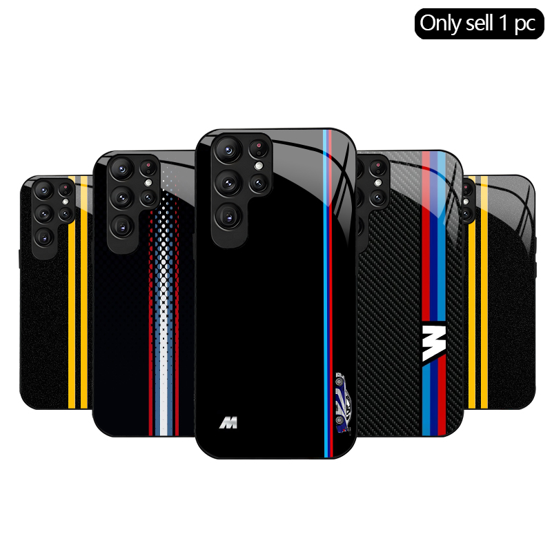 Yellow Phone Accessories - 2D Dual Yellow Road Pattern Tempered
