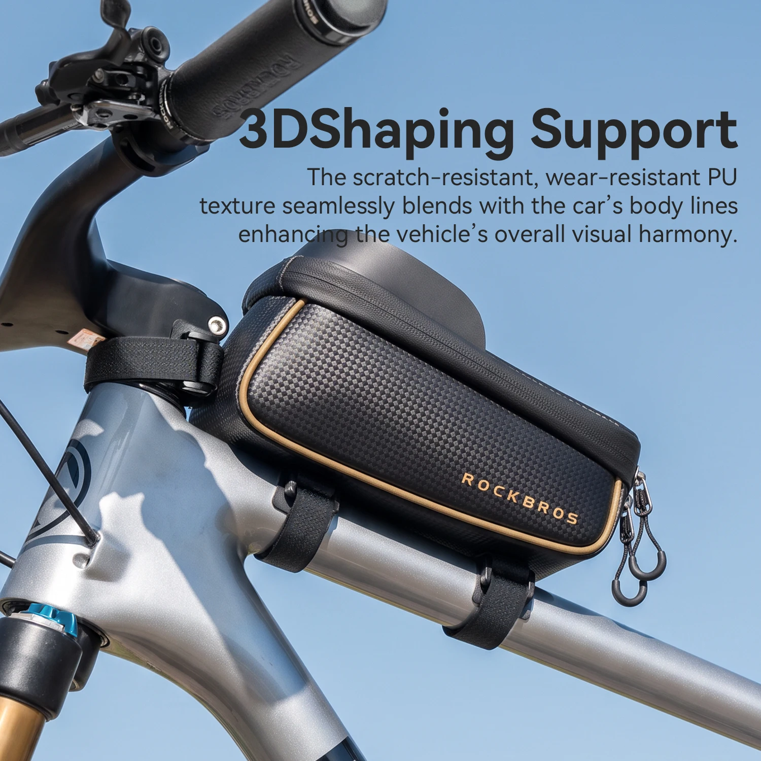 ROCKBROS Bike Top Tube Bag Wat - огляд і ціна Youtube Phone Accessories