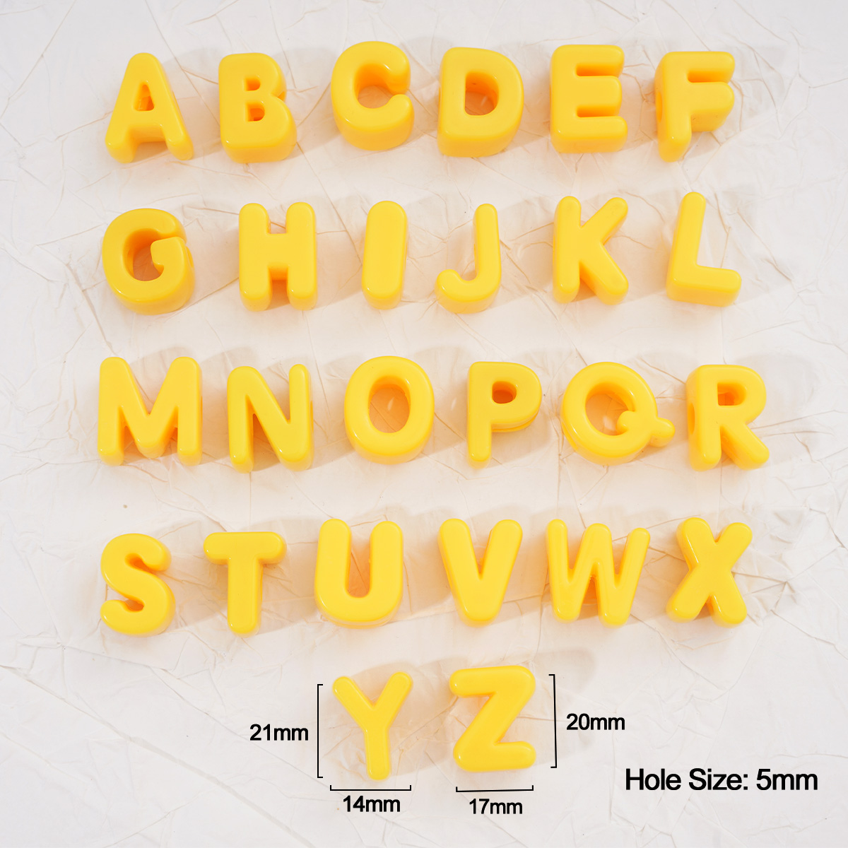 2/20pcs Yellow Acrylic Large H - огляд і ціна Yellow Phone Accessories