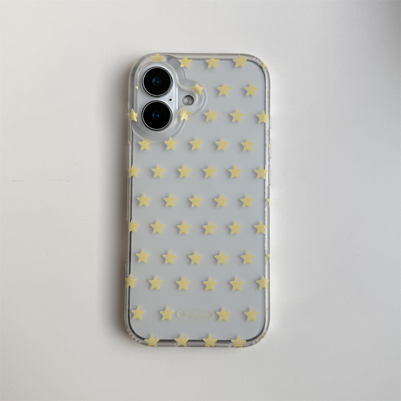 Korean Ins Yellow & White Star - огляд і ціна Yellow Phone Accessories