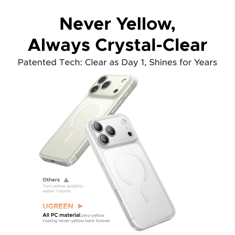 UGREEN Never Yellow Magnetic C - огляд і ціна Yellow Phone Accessories