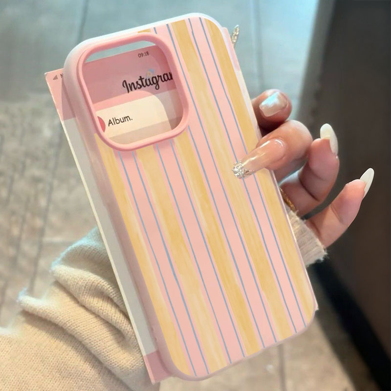 Stylish Yellow Striped Phone C - огляд і ціна Yellow Phone Accessories