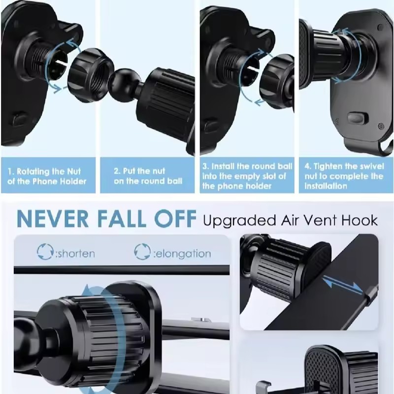 Universal Car Hook Base Phone  - огляд і ціна Phone Accessories And Gadget