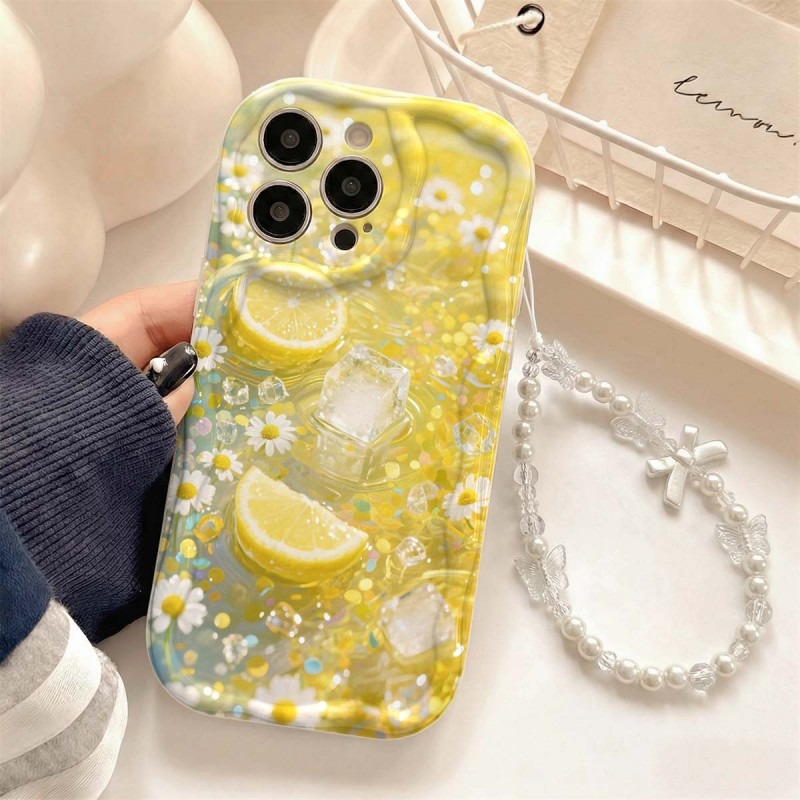 Yellow Lemon Blossom Ice Patte - огляд і ціна Yellow Phone Accessories