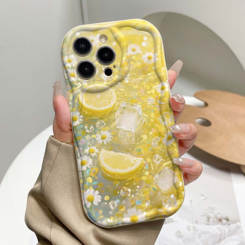 Yellow Lemon Blossom Ice Patte - огляд і ціна Yellow Phone Accessories