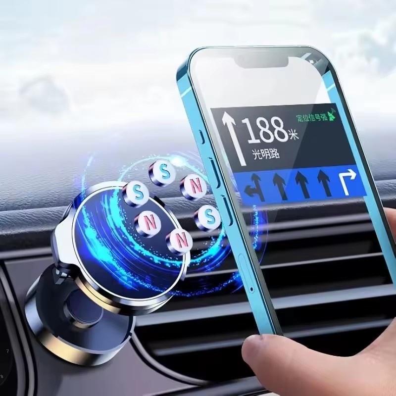 Round Folding Magnetic Car Hol - огляд і ціна Phone Accessories And Gadget
