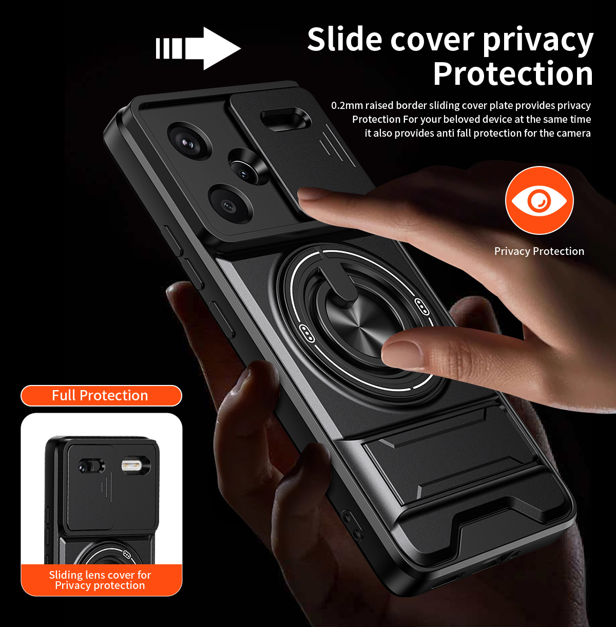 Lens Slide Camera Phone Case f - огляд і ціна Phone Accessories Japan