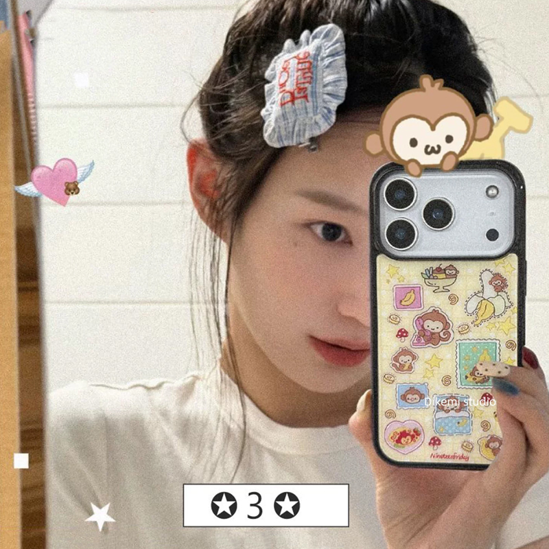 Korean Ins Blue Yellow Monkey  - огляд і ціна Yellow Phone Accessories